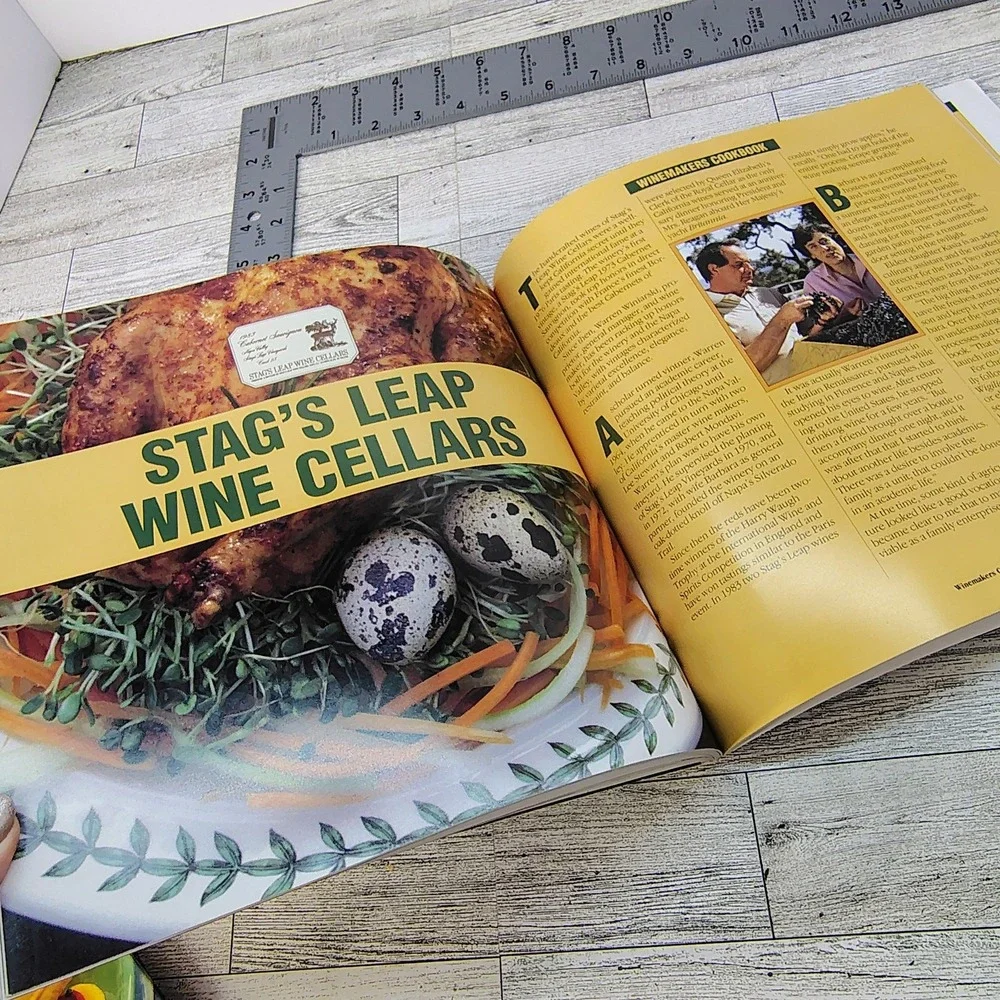 Winemakers Cookbook by Lou Seibert Pappas 1986 - FAIR